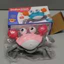 Pbooo Tummy Time Crawling Crab Baby Toy 3-6 Months Learning Walking Dancing Crab Toys for Babies 6-12 9-12 12-18 Months,Infant Toddler Development Toys Age 1-2 1st Birthday Gift