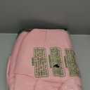 CTWWFS Puffer Tote Bag for Women, Quilted Bow Tote Bag with Cup Holder & 15.6 In Laptop Compartment, Lightweight Puffy Shoulder Bag with Zipper for Work, Travel, Gym, College (Dark Pink)