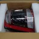 LED Tail Light Black Cover w/o Blind Spot Compatible With 2019-2023 Dodge Ram 1500 Left Driver Side Replace 55112993AD