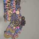 4Pcs Happy New Years Decorations 2026 Wooden Table Centerpiece Hello 2026 New Years Table Decorations Fireworks Themed New Year Table Topper for 2026 New Year's Eve Party Supplies