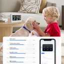 Smart Air Quality Monitor, Indoor Air Quality Meter Detects CO2, PM2.5, PM1.0, TVOC, Temperature and Humidity Detector with Smart App and Intelligent Control