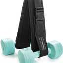 Hip Thrust Belt for Dumbbells,Booty Belt for Hip Thrust Slip-Resistant Padding (Black)