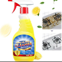 Yicengy All-Purpose Oil Stain Cleaner, Kitchen Oil Remover Degreaser Spray, Lemon Scent Cleaner, Degreaser Cleaner, Kitchen-Bathroom Cleaning Supplies, Household Essentials（13.5 OZ）2 Pack