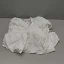 Wrap Around Dust Ruffle Bed Skirt - White - for Full Size Beds with 12 Inch Drop - Easy Fit Elastic Strap - Adjustable Pleated Bedskirt w/Brushed Fabric - Wrinkle Free - for Women, Men, Kids & Teens