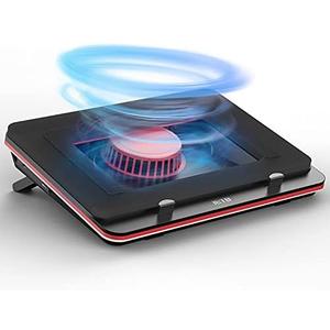 IETS GT500 Powerful Turbo-Fan (5000 RPM) Laptop Cooling Pad with Infinitely Variable Speed,Seal Foam for Rapid Cooling Gaming Laptop,13-17.3inch Laptop Cooler with 3-Port USB Hub