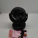JRD Air Circulator Fan for Bedroom, 13Inch 28dB Quiet Table Fan with Remote, 90Oscillating Fan, 120 Adjustable Tilt, 3 Speeds, 7H Timer, Powerful Desk Fan for Whole Room Home Office (Black)