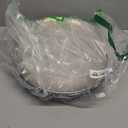 Baderke 1 Set 11.8" Chilled Serving Tray for Parties with Compartments Ice Chilled Party Platter Charcuterie Serving Board Cold Dish Dip for Fruit Seafood Vegetable Shrimp Cocktail (Natural)