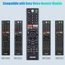Replacement for Sony Bravia TV Remote with Voice Control, for Sony RMF-TX300U 4K Smart HDTV XBR-49X800E XBR-55X800E XBR-55X850D XBR-65X850E XBR-85X850D XBR-43X800E XBR-65X930D XBR-75X850E XBR-75X940D
