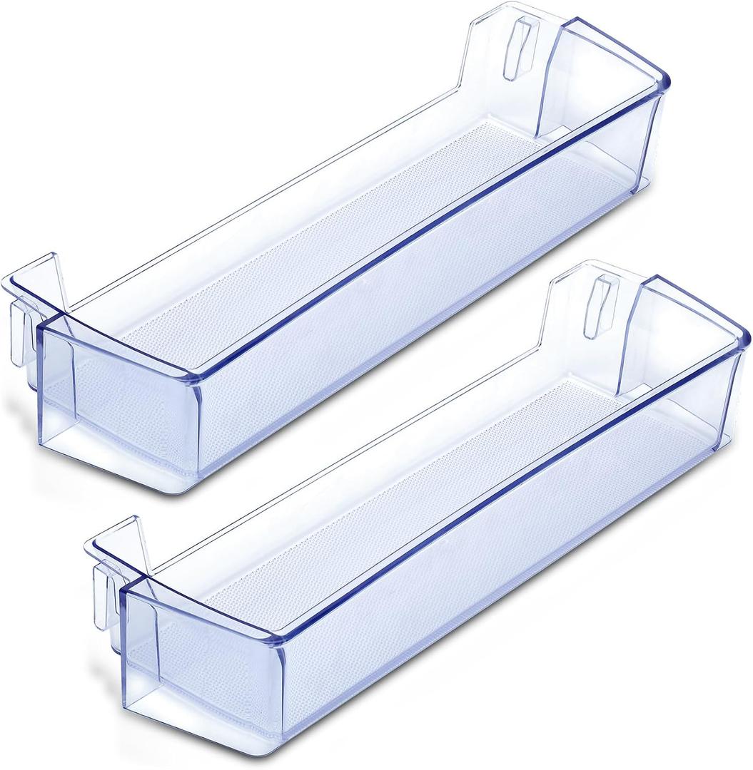 DA63-08645A Refrigerator Door Shelf 2Pack, RT18M6215SR Door Shelf Replacement Compatible with samsung Refrigerator Model: RT18M6215SR RT18M6215SG RT18M6213SR, RT18M6215SG/AA shelf Replace for 4864777