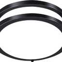 Hlite 36W 13inch LED Flush Mount Ceiling Light Fixture,3600LM Super Bright Light Fixture Ceiling Mount,Oil Rubbed Bronze LED Ceiling Light Flush Mount for Bedroom,Kitchen,Bathroom,Hallway(1Pack)