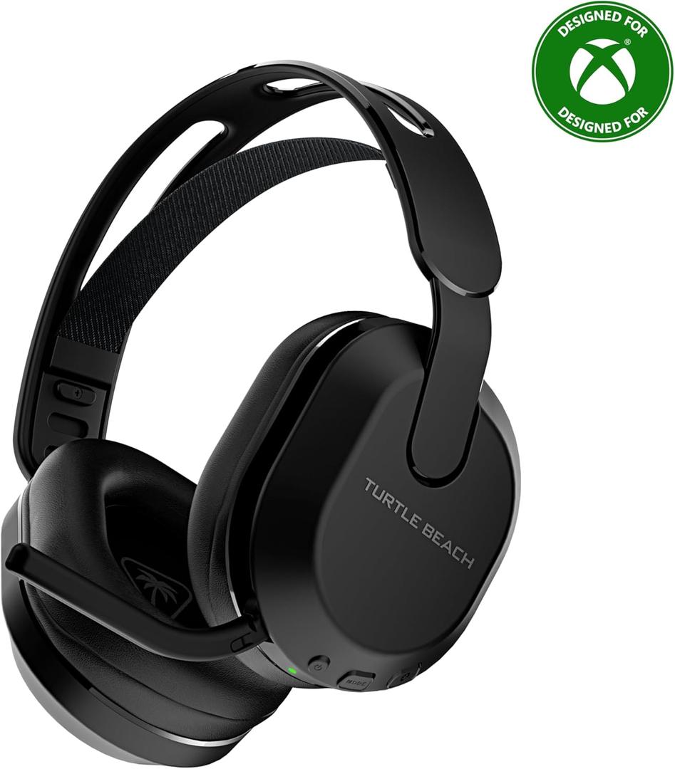 Turtle Beach Stealth 500 Wireless Multiplatform Gaming Headset for Xbox, PC
Xbox Series X|S, Xbox One, Bluetooth, 40mm Drivers, Rechargeable 40-Hr Battery, Flip-to-Mute Mic, Memory Foam Cushions, Black