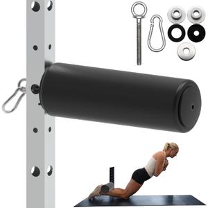 Nordic Hamstring Curl Attachment with Quick-Install, Premium Leather-Wrapped Padding for 2x2, 3x3, 2x3 Power Racks, Home Gym Essential for Split Squats, Sit-Ups & Core Training