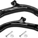 TUCAREST K620566 K620567 Left Right Front Lower Control Arm and Ball Joint Assembly Compatible With 2009-2014 Ni-ssan Cube, 07-12 Versa [1.8L L4 Engine] Driver Passenger Side Suspension