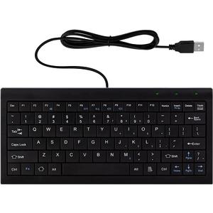 CUQI Mini Keyboard, Small Wired 82 Scissor Keys, USB Interface Compact for Android, Windows PC, Laptop, Raspberry Pi, Windows 10/8/7