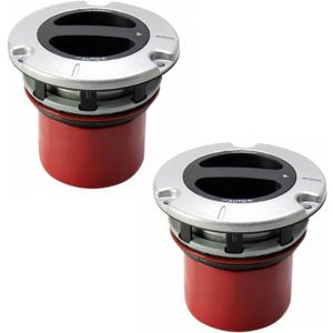 TRQ 2 Piece Locking Hub Set Compatible with 2011-2021 Ford F-250 Super Duty F-350 Super Duty 2011-2017 F-450 Super Duty F-550 Super Duty