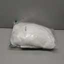 NICETOWN White Linen Sheer Curtains and Drapes 84 inches Long, Rod Pocket & Back Tab Semi-Transparent with Light Through Vertical Window Treatments for Sliding Glass Door & Living Room, 52"W, Set of 2