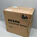 ION Tailgater Boom - Outdoor Portable Bluetooth Speaker with Mic in, FM Radio, USB Port, Battery, IPX5 Water-Resistant, Wireless Stereo-Link, App, 60W
