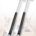 ARANA Gas Struts 17 inch 150LB Gas Shocks Spring, 17" 667N Gas Props Lift Support with Mounting Bracket for Heavy Duty Lid RV Bed Hatch Trap Door Box Lid Murphy Bed Tonneau Cover, 2 pcs (Fit 135-165lb)