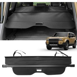 Cargo Cover for Toyota Land Cruiser 2026 2024 2025 Lexus GX550 Accessories no Gap Retractable Trunk Cover Security Shielding Shade Cargo Luggage Cover Trunk Privacy Protection