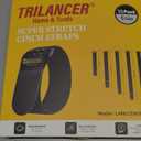 Trilancer Elastic Cinch Straps with Anti-Slip Strips, 5 Size Combo(10-Pack) Heavy Duty Hook and Loop Storage Straps for Extension Cords,Cables, Ropes, Hoses, Bike, RV, Pant Garters,Garage Organization (5 size combo(9''+12"+14''+18"+24"))