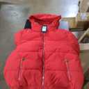 GUESS Women's Elly Padded Jacket (Red, M)