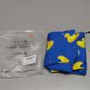 NACOCO Large Dog Raincoat Adjustable-Pet Rubber Ducks Yellow Water Proof Clothes Lightweight Rain Jacket Poncho Hoodies with Strip Reflective Blue (Blue XL, Yellow Duck)