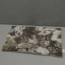 Yangest Neutral Flower Pillow Cover 12 x 20 Inches, Nature Chenille Rectangle Throw Pillow Cover Soft Luxury Accent Couch Pillow Cover for Living Room Bedroom, Beige