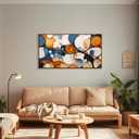 Abstract Wall Art - Modern Colorful Canvas Wall Art for Living Room- Large Framed Decorations, Wall Decor for Bedroom - Office Artwork Wall Decor