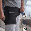 3D Hip Ice Pack Wrap After Surgery with 2-Layer Cooling Gel, Ice Pack for Hip Replacement Surgery with Evenly 45-Min Cold Therapy for Sciatica, Fracture, Cold Compress Hip Brace Physical Recovery