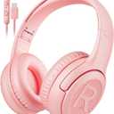 awatrue USB-C Kids Headphones with Mic - 85/94dB Volume Limiter, Foldable Wired Toddler Headphones for Boys & Girls, Over-Ear Type-C Kid Headphones for School, Travel, lPad, Tablet & Smartphones