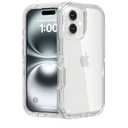 for iPhone 16 Case, Heavy Duty Shockproof Protection Phone Cases, Anti-Drop, Dual Layer Transparent Protective Cover Compatible with iPhone 16, 6.1 inch,Crystal Clear