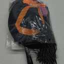 Spooktacular Creations Witch Costume Kids, Light Up Halloween Costumes Witch Dress with Hat and Broom for Girls, Sweet Wizard Set for Toddler Scary Halloween Themed Parties, Orange, M (Medium(8-10 yrs))