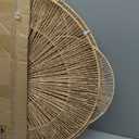 CHI AN HOME Wicker 23 Inch Jute Wall Decor Baskets, Set of 6 Extra Large Woven Jute Wall Plates, 23",21",15",13",12,10", Decorative Baskets for Wall Arts, Wall Hanging for Bedroom, Living Room, Office