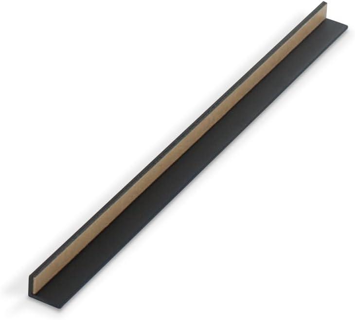 Outwater Plastics Black 5/16''X 7/16'' Styrene Plastic Extruded 90 Degree Angle 48 Inch Lengths (Pack of 3)