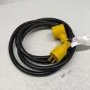 10 FT NEMA L14-30P to 6-50R Welder Adapter Plug Extension Cord, 4 Prong 30 Amp Twist-Lock Generator Male to 3 Prong 50 Amp Welder Female Cord, 10 AWG, Heavy Duty, ETL Listed