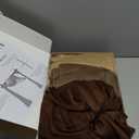 Ling's Moment Deluxe Wedding Arch Draping Fabric, Easy Hanging Chiffon Sheer Drapes, Wrinkle Arbor Backdrop Durable Wedding Decorations for Ceremony Outdoor 3 Panels Curtain,26ft,Brown