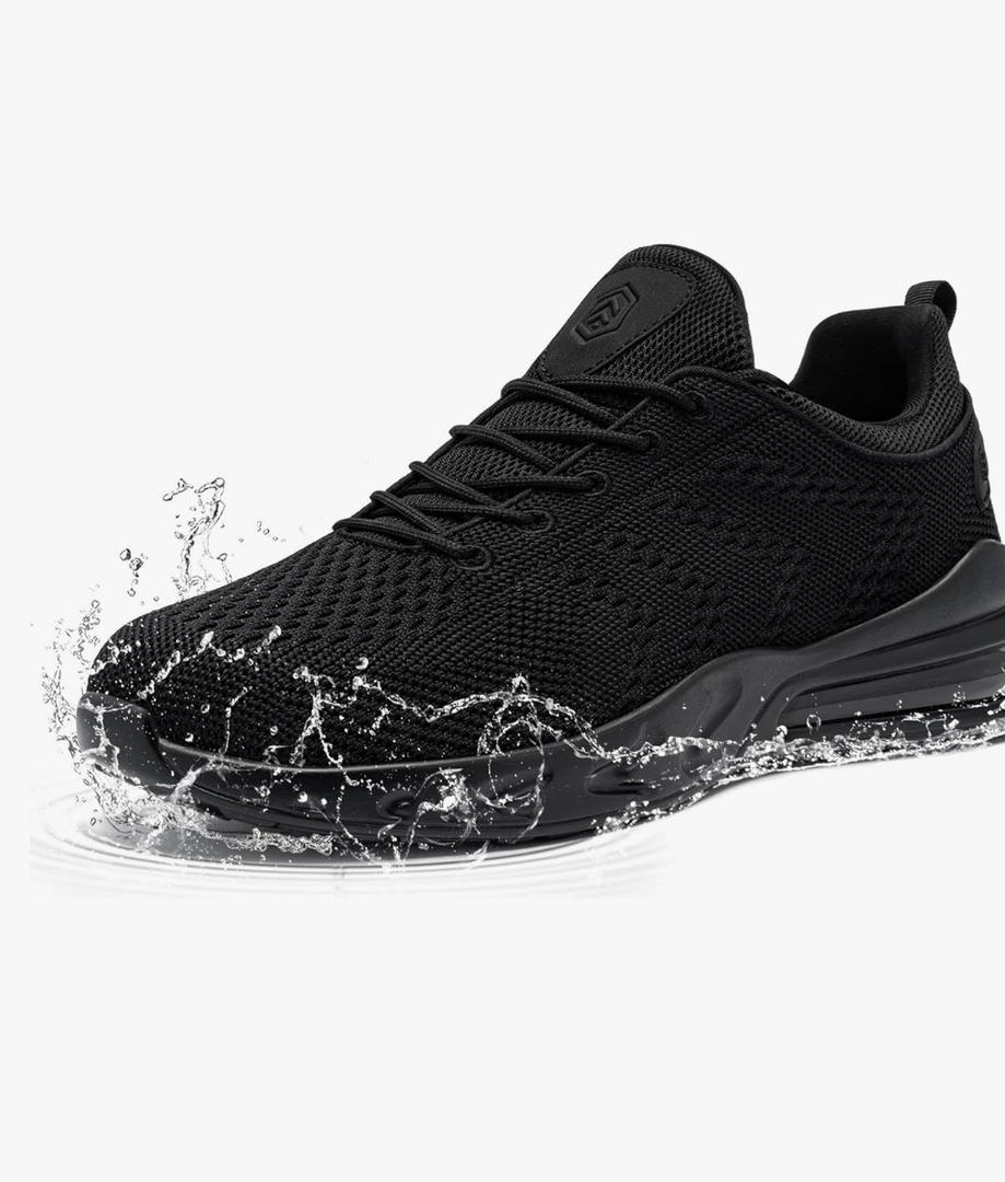 LARNMERN Slip Resistant Womens Slip On Shoes Work Non Slip Sneakers Walking Water Zapatillas Zapatos Trabajo Food Service Chef Kitchen 8 W