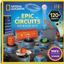 National Geographic Circuit Maker Kit - Electronics Kit for Kids with 120 Electrical Projects, Electric Circuit STEM Toy, Electronic Projects, Electrical Kit for Kids, Electricity Set