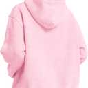 FAIABLE Womens Oversized Acid Wash Hoodie Unisex Heavyweight Cotton Hoodies Fleece Vintage Washed Sweatshirt Women Men (Pink, M)