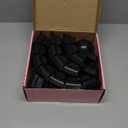 Fit Hoop Weighted Hula Pilates Circles, 32 Detachable Parts & 65-Inch Plus-Size Fit, Weight Loss Fitness Gear, Quiet Home Workout Tool (BLACK)