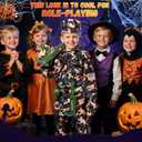 Army Costume for Boys, Halloween Costumes for Kids, Military Costumes with Accessories, Compass, Binocular, Intercom Etc, Army Suit Uniform Gifts Toy for Boys Girls 3-12 (Large)