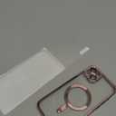Misea Magnetic for iPhone 15 Plus Case Compatible with MagSafe [Never Yellowing] [Military Grade Drop Protection] Full Camera Lens Protector Plating Soft Clear Phone Case for Women, Pink