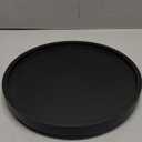 Black Wooden Lazy Susan Turntable Organizer Cabinet Round Bathroom Vanity Rotating Tray 10" Small Lazy Susans for Dining Table Top Kitchen Countertop Decor Tray Wood Lazy Susan Coffee Bar Accessories