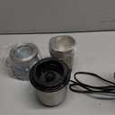 Secura Electric Coffee Grinder and Spice Grinder with 2 Stainless Steel Blades Removable Bowls