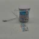 TUREWELL Water Flossing Oral Irrigator, 600ML Dental Cleaner 10 Adjustable Pressure, Electric Oral Flosser for Teeth/Braces, 8 Replacement Jet Tips for Family (White) (White)