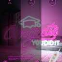 AceList Congrats Grad Neon Sign, LED lights for Backdrop Graduation Party Wall Decor Dimmable Prom Congratulations Neon Sign Celebration Grad Decoration Gifts