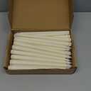 Funtery 48 Pcs Flameless LED Taper Candles 11 Inch Battery Operated Candles Bulk LED Candlesticks Fake Candle Flickering Flames for Christmas Church Wedding Party (Ivory, Classic)