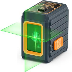 Cigman Line Laser, 100ft Self Leveling Laser Level with Magnetic Bracket, Green Laser Level for Picture Hanging, Home Renovation, DIY and Tile