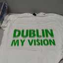 Dublin My Vision St Patrick's Day T-Shirt. Size L