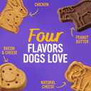 Blue Dog Bakery More Crunch Assorted Flavors, Dog Biscuits, Healthy Treats, All Natural, Bacon, Chicken, Cheese, Peanut Butter, 5 lb (Pack of 1)